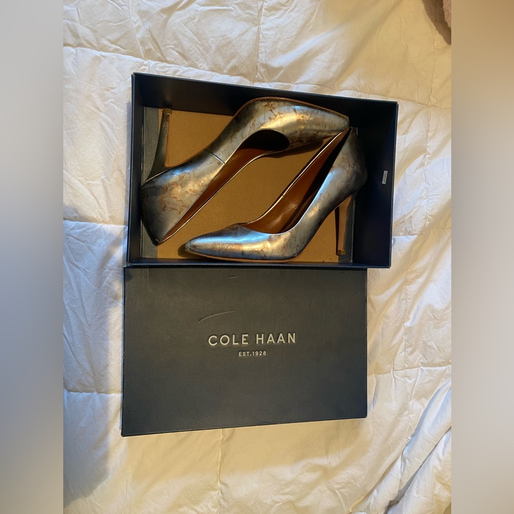 Cole Haan Emery Pump Mirror Marble Print - Picture 4 of 4